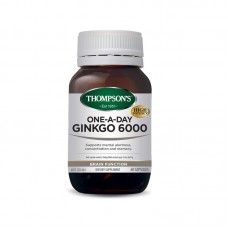 Thompson's 汤普森 天然银杏精华6000mg 60粒